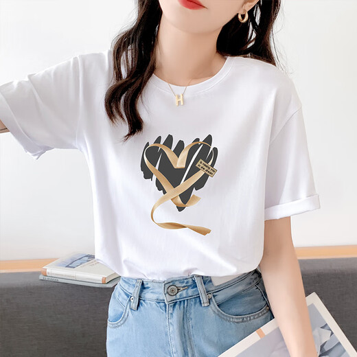 NOSSKISS奢侈高档品牌短袖棉t恤女2025夏季新款时尚宽松显瘦气质百搭上衣 黑色724 S
