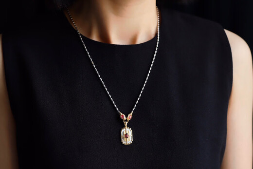 Shengbei's new enchanting snake natural ruby tanzanite s925 silver necklace tanzanite pendant tanzanite snake chain