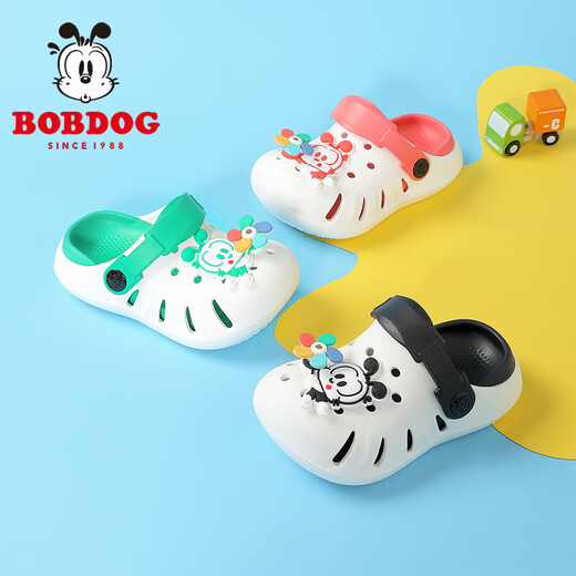 Babudou children's shoes boys' shoes 2025 new summer indoor baby sandals children's hole shoes girls' slippers rose pink 19 190mm suitable for foot length 18cm