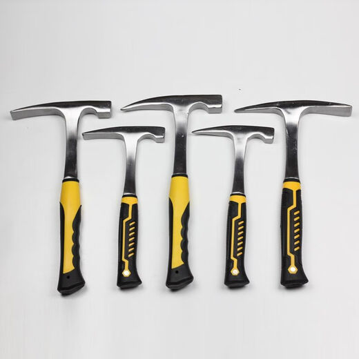 Ye Yu geological hammer masonry pick all-in-one exploration tool hammer ice breaking hammer car sheet metal rock sampling percussion hammer escape hammer long handle large pointed geological hammer