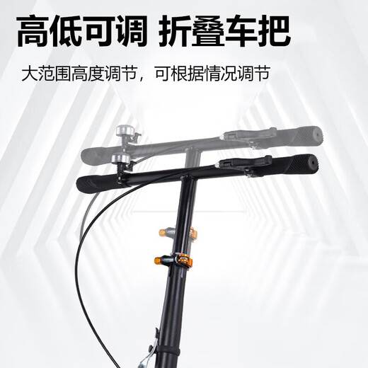 Teenagers Scooter 6-18 years old, middle-aged and old children foldable adult urban scooter pedal two-wheeler without installation Black + gift pack [air cylinder car lock car bell]