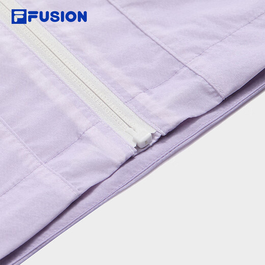 FILA FUSION斐乐潮牌梭织外套女2025夏新款渐变宽松凉感防晒上衣 薰蝶紫-PU M 165/84A/M
