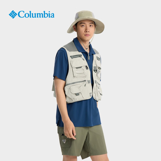 Columbia Outdoor 25 Autumn and Winter Men's Fishing Series Water-Repellent Dry Sports Vest FM4617 160 Loose Fit S (170/92A)
