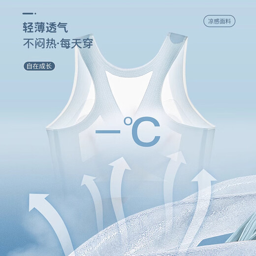 Beidi Pure Girls Underwear Bra Junior High School and High School Student Vest Adolescent Girls Development Stage Two Little Girl Bra Purple Correcting Beautiful Back 3XL (125-140Jin Jin is equal to 0.5kg)