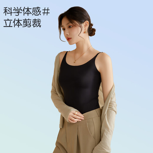 Cat Man (Miiow) Damen-Hosenträgerweste für Frauen im Frühjahr und Sommer Eisseide Traaceless sexy schöne Rücken Dessous Sport vielseitig schlanker Basis Top grau XL (Empfohlen 115-130jin [Jin ist gleich 0,5 kg])