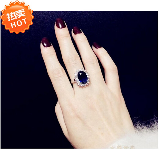 Zhenqian Jing Cut 5a Sapphire Stone Naked Anning Anillo ovalado Gema Gema en forma de huevo Anillo colgante de piedra principal Tanzania Azul Stone Raw 3x5mm Sapphire (0.4 quilates)