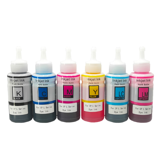 Mengxiang eignet sich für Epson 674 Ink Epson L800 805 L810 L850 1800 130 211 Drucker [HD-Druck] T674 Sechsfarbiger Tinte 70ml