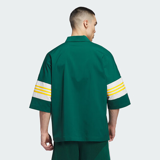 Adidas (adidas) Vêtements masculins de trèfle 25 Automne nouveau couple style demi-manches sportives
