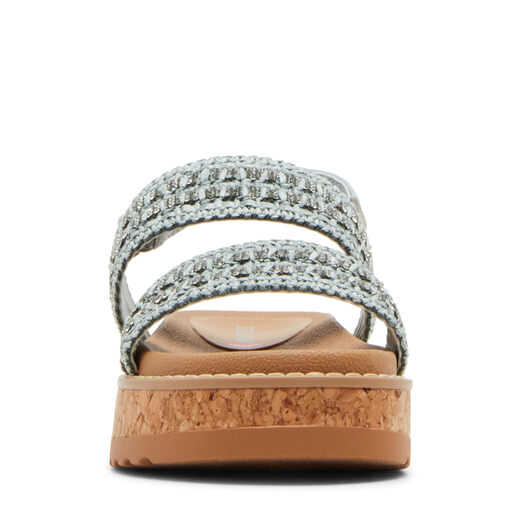 Steve Madden Girls Stroller Sandals, robin blue, 5 older children robin blue 5 older children