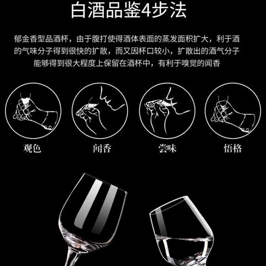 MARTIGUES National Standard Liquor Tasting Cup Home One Two Two Two Sommelier Special ISO Tulip Goblet Gift Box 2 Pack of 50ml Tasting Cups