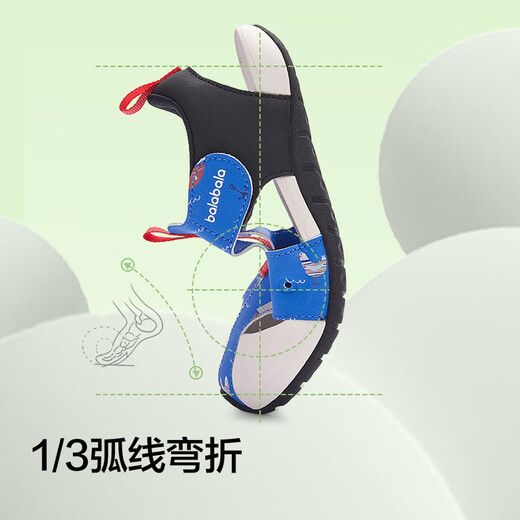 Balabala children's shoes children's sports sandals boys and girls' shoes breathable 2025 summer toe shoes 209225145210