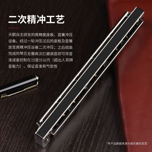 Swan Dream Chaser High-end Mouth Piano 24-hole Polyphonic C-tune Imported Ring Adult Beginners Self-taught Professional Pocket Mouth Piano Special Order Notes