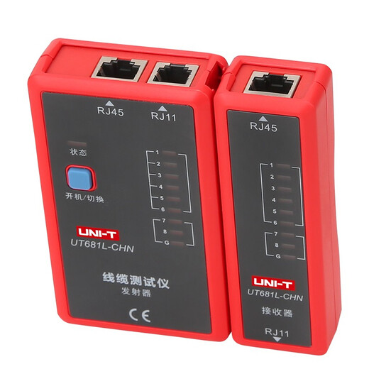UNI-T Draht-Tester-Netzwerk-Kabel-Tester Telefonkabel-Netzwerkkabel zum Verabel der Tester UT681-Kabelprüfer UT681L Telefonkabel-Kabelkabel-Kabel-Test