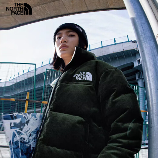 The North Face North Down Jacket Women's 1992 Nuptse Fashionable Double-sided Down Jacket 831J KOH/Green L