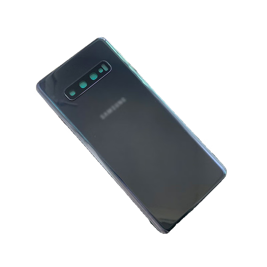 适用三星S10后盖玻璃原装s10+5G版S10e原厂电池后壳g9750手机后屏 s10 g9730【炭晶黑】全新