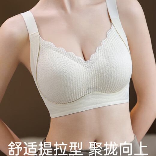 都市丽人无痕内衣女士小胸聚拢收副乳防下垂大胸显小外扩调整型提拉文胸罩