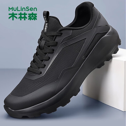 木林森（MULINSEN）男鞋网面运动鞋商务休闲跑步鞋潮流鞋子男 SHW851008