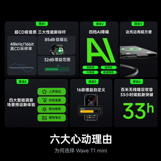 Maono Wireless Microphone Lavalier Microphone One-to-Two Live Broadcast Short Video Outdoor Noise Reduction Android Apple Phone Camera Recording Professional Tuning Mini Microphone Voice Changer Maono T1mini T1 One-to-Two + Charging Compartment Apple 14 and Below