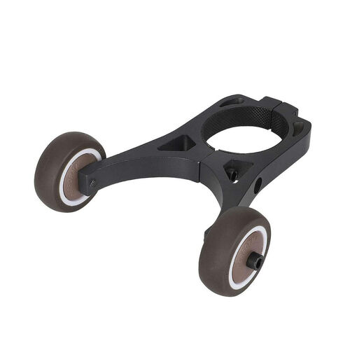 Convient aux scooters électriques des séries M365 et No.9 F, roue auxiliaire pliable, support d'assistance push-pull inversé noir