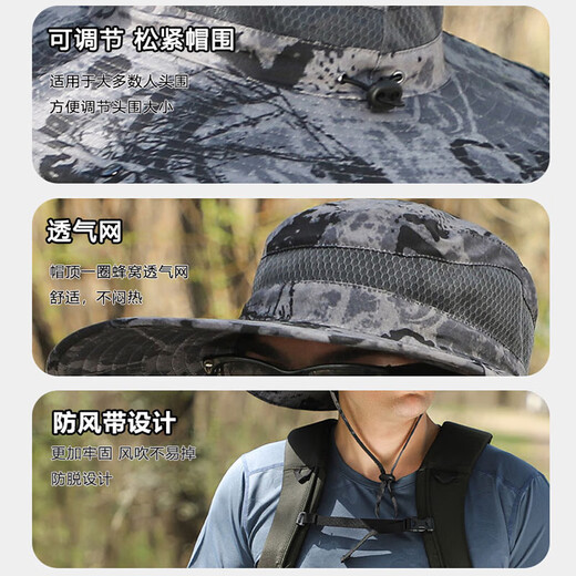 Youjiya Solar Fan Hat Summer Outdoor Mountaineering Fishing Sun Protection Fisherman Hat Adult Sunshade Big Hat Upgraded Double Fan Style Unisex