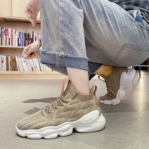 Benny Road Baleno2025 Sommer neu 2025 Neue Herrenschuhe für Frühlingsschüler Vielseitiges Mesh atmungsaktiven trendigen Schuhen für Männer fliegen weicher Sohle AP9909 Black Grey 42