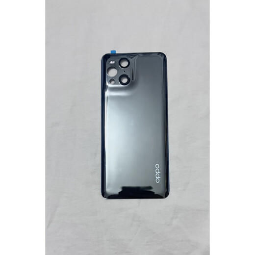 OPPO suitable for findx3 back cover original Findx3pro mobile phone battery cover back shell original glass back cover original FindX3/3Pro (forged black) original film back cover with mirror