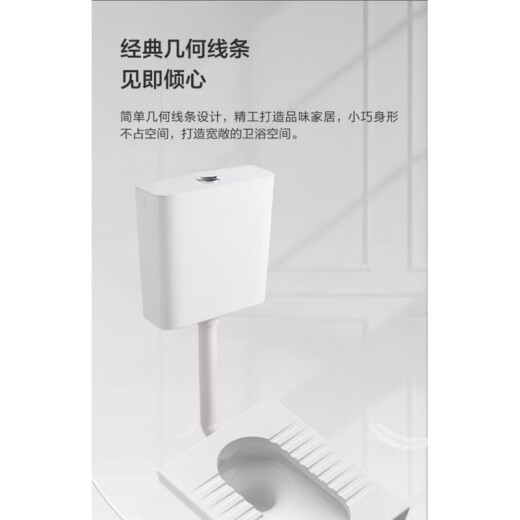 九牧（JOMOO）卫浴蹲便器14168卫生间蹲坑式存水弯陶瓷便池防臭蹲便器14126 【无弯 后排】14138-1-11P-1 蹲