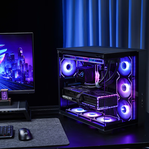 ASUS Family Bucket U7 265K+RTX5070ti/5060ti/5080 deepseek assembled computer desktop computer computer host e-sports game console with two U7 265KF丨5060TI