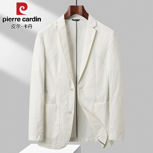 Pierre Cardin Summer mince petit costume pour hommes décontractés de printemps et d'été décontractés de veste monobloc-pièce printemps et automne de style haut de gamme Khaki xl 180 / 92a