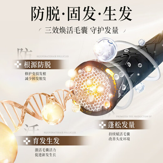HIEUAILR生姜防脱育发洗发水控油蓬松去屑密发固发养发增发长发男女士脱发