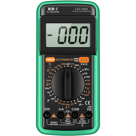 
Jingluoke Digital Multimeter Electrician High Accuracy Voltage Meter Digital Display Smart Meter Small Meter Pen with Beeping LXZ-9205 Standard/Automatic Shutdown/Intelligent Defense