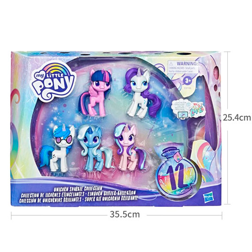Hasbro itoy pony, Baoli, Princess Purple, Fantasy Castle Set, Magic Bottle Decorative Pony, Blind Box, Friendship Fantasy Castle E9919