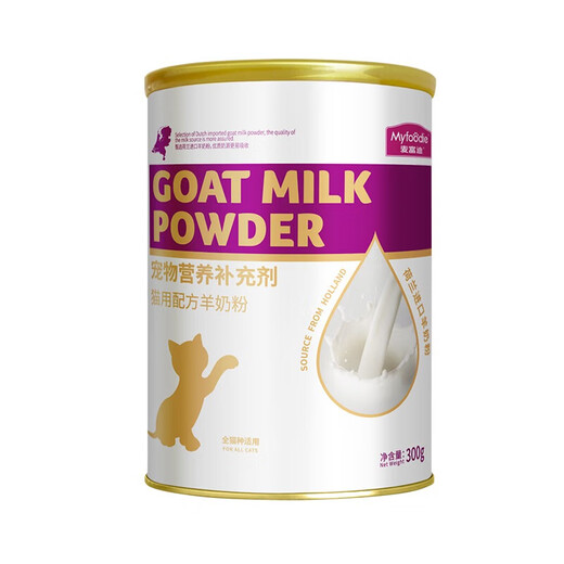 McFoody Pet Nutritional Supplement Cat Goat Milk Powder 300g*1 can