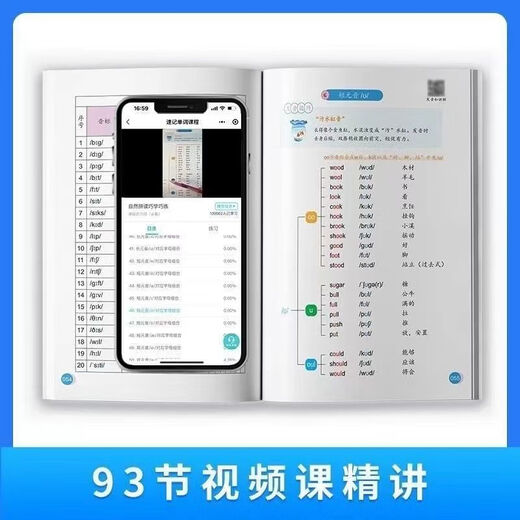 【京挑图书】【1177人好评】小学英语自然拼读法巧学巧练1300单词音标配套练习题 2本：英语自然拼读法+48个音标