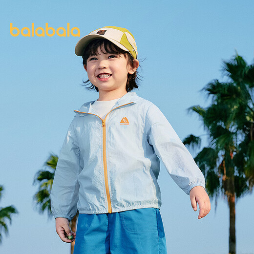Balabala children's sun protection clothing for girls and boys 2025 summer thin children's clothing with cool feeling same style in shopping mall 202225105201