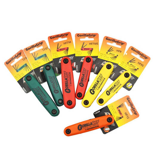 Ni Zhier Customized Public-English Folding Hexagon Schraubenschlüssel Set Pflaumenblüteschlüsselsterns-Bogen- und Pfeil-Hexagon-Schlüsselmetrik 3,0-10mm 6-Pack 12595
