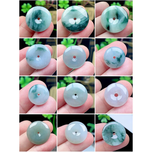 Pangdonglai Quality Jade Paceful Cierre Pendse Tianlan A Myanmar Jade: Collar Jade Male PB1429 [23 mm] [Con Lanyard + Certificado]