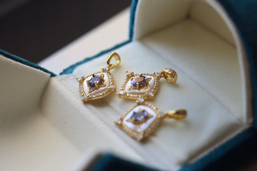 Shengbei's new enchanting snake natural ruby tanzanite s925 silver necklace tanzanite pendant tanzanite snake chain