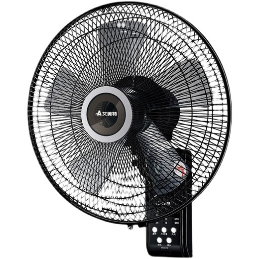 Ventilador eléctrico de la pared del ventilador de pared de Airmet Emmet Cabeza silenciosa Cabeza de la cabeza del comedor Control remoto 14/12/16 pulgadas BFW3519A [Modelo mecánico de 14 pulgadas] B