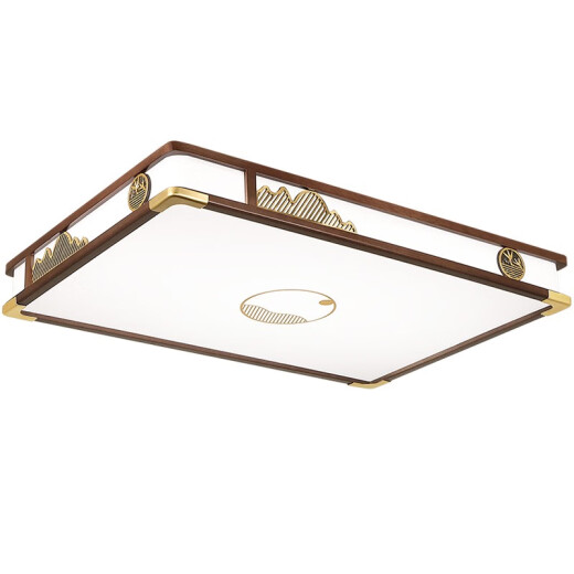 CLCEY2025 new lamp new Chinese style ceiling lamp living room lamp gold wire sandalwood modern dining room fan lamp China 9896 round 56 three colors