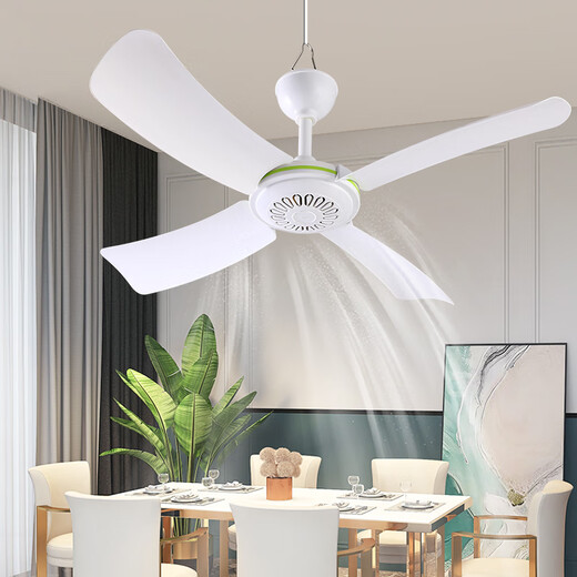 Lianxing bed small ceiling fan household silent fan mosquito net special small dormitory small fan hanging high wind three-blade diameter 105cm suitable for 8-10m