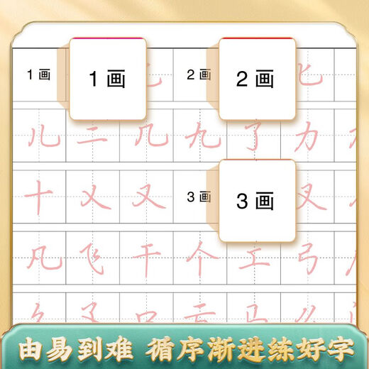 Huaxia Wanjuan Wu Yusheng's regular script calligraphy book with 7000 commonly used words, copybook for beginners, hard-pen calligraphy tutorial for junior high school students, high school students, and adult calligraphy practice