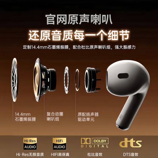 SOULUX【官网正品丨Pro9顶配版】华强北蓝牙耳机Air4无线适配苹果ANC主动降噪iphone16/15入耳式 【2025新款原版全功能】滑动调节 【空间音頻+三真电量+入耳检测】