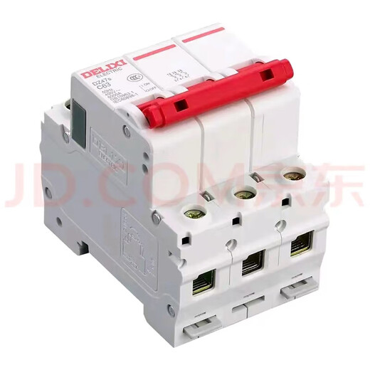 Delixi Electric air switch 3P 63A DZ47S small household miniature circuit breaker air switch without leakage protection main switch
