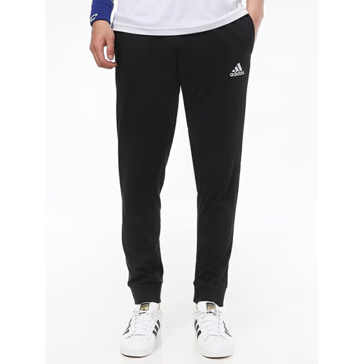 阿迪达斯 （adidas）男裤夏季新款小脚裤子运动裤针织收口休闲跑步长裤GK9226 GK9226/黑色/商家力荐 S /175/76A