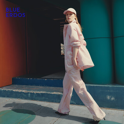 
BLUE ERDOS sunscreen pants for women 25 spring and summer new casual drawstring ties sporty style work pants for women B255M1048 Sakura Powder M (165)