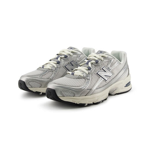 NEW BALANCE NB740官方老爹鞋25新款男鞋女鞋夏季透气复古轻便舒适运动休闲鞋 白色/银色 U740GC2 38 脚长23.5CM(尺码详询客服)