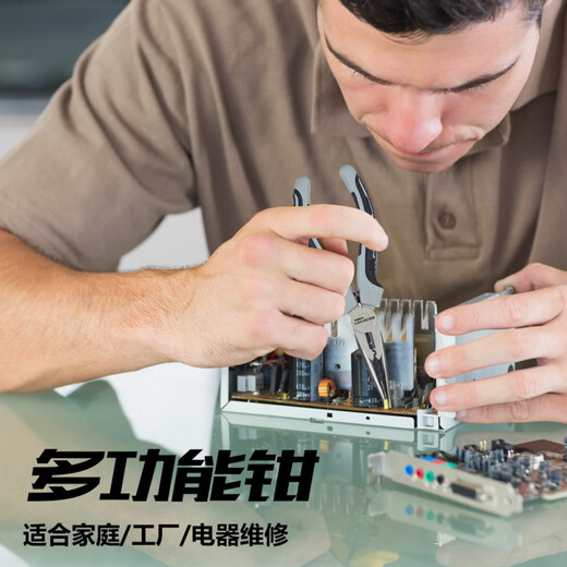 麦思德（MASTERPROOF）德国尖嘴钳尖口钳子有牙小尖咀钳断线钳钓鱼钳6寸 15816：6寸尖嘴多功能钳