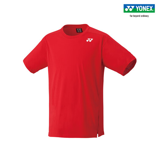 YONEX/尤尼克斯 25SS大赛系列 16784EX 亲肤透气户外运动T恤男女同款 黑色 XL