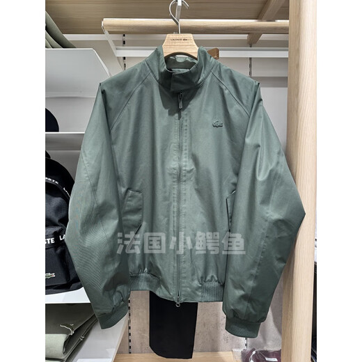 LACOSTE鳄鱼法国鳄鱼男装25春季新款时尚防泼水哈灵顿夹克外套|BH7029官 HCF_石黑绿 S 48 __170